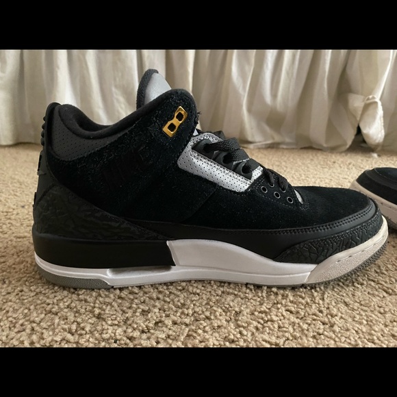 Jordan Retro 3 Tinker Black/Silver(Size 10) - Picture 4 of 10